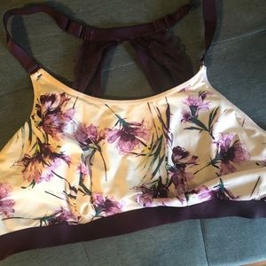 Lace back lounge bra, plus